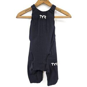 New TYR AP 12 Short John Speed Suit Womens 28L Black FINA Alchemy Project